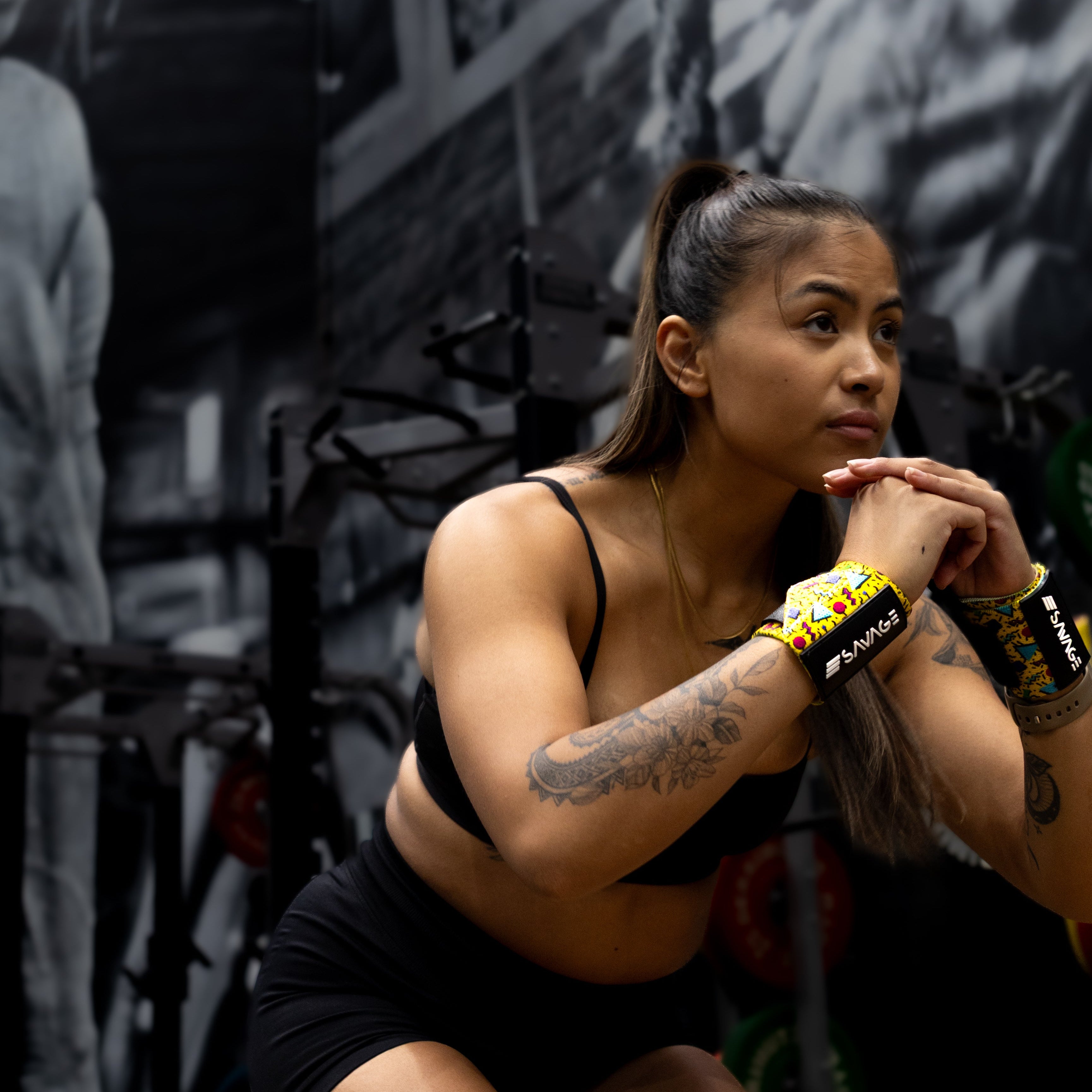 Wrist Wraps - 90s Throwback Yellow
